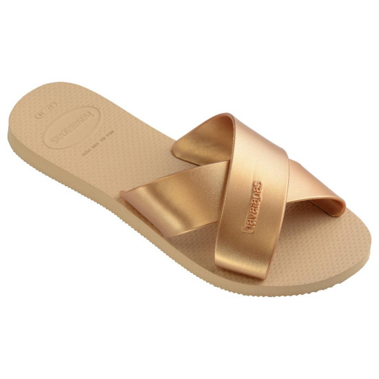 Havaianas Γυναικεία Slides Aqua Metallic W